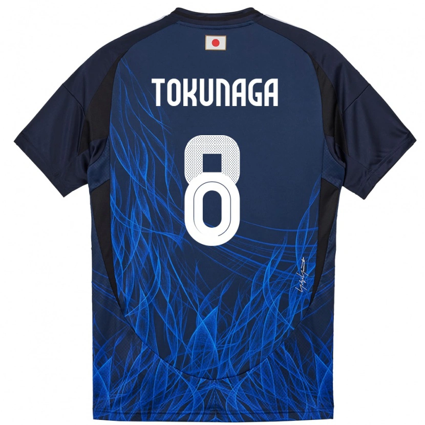 Danxen Men Japan Ryo Tokunaga #8 Dark Blue Home Jersey 24-26 T-Shirt