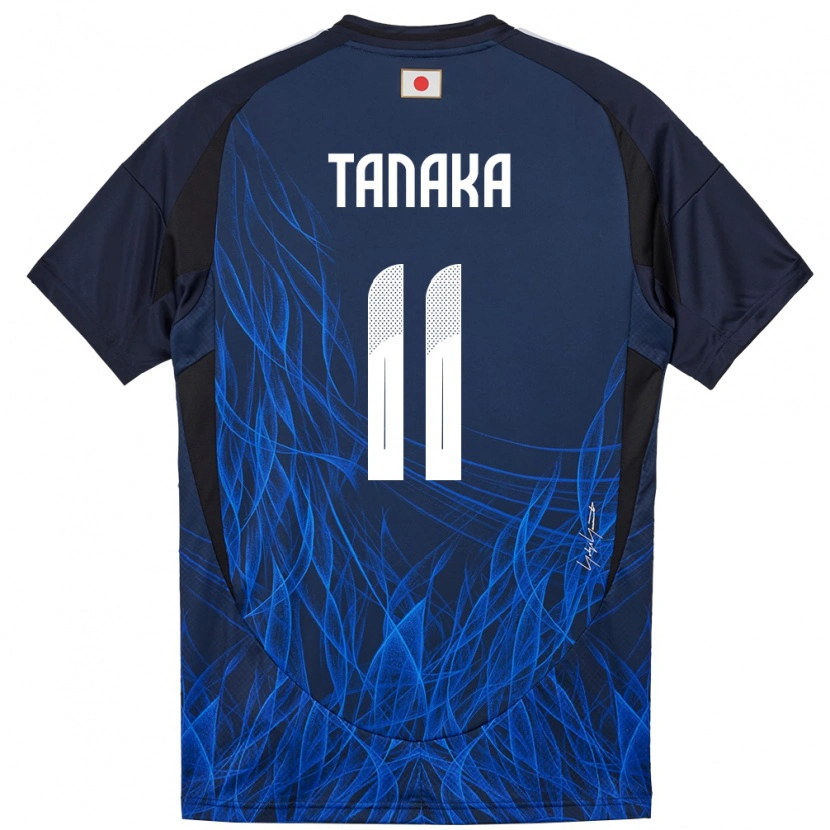 Danxen Men Japan Mina Tanaka #11 Dark Blue Home Jersey 24-26 T-Shirt