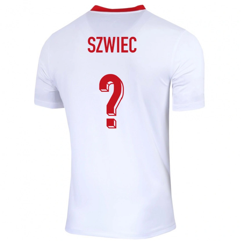 Danxen Men Poland Dawid Szwiec #0 White Home Jersey 24-26 T-Shirt