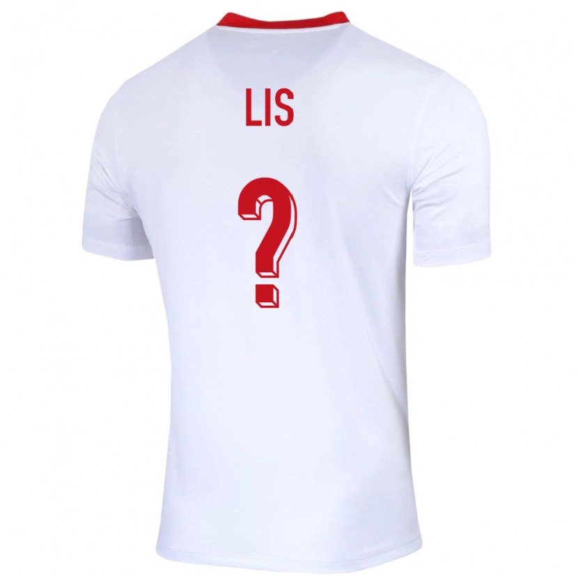 Danxen Men Poland Adrian Lis #0 White Home Jersey 24-26 T-Shirt