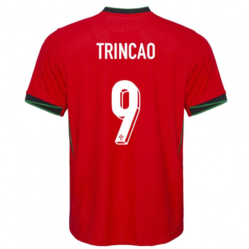 Danxen Men Portugal Trincão #9 Red Home Jersey 24-26 T-Shirt