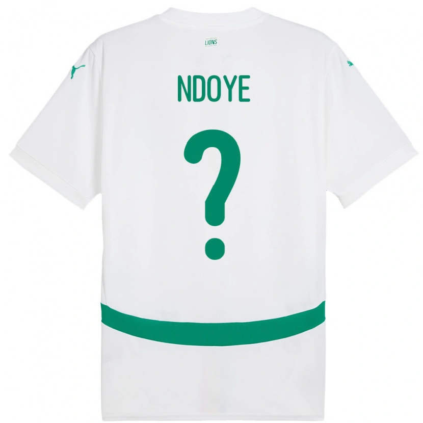 Danxen Men Senegal Cheikh Ndoye #0 White Home Jersey 24-26 T-Shirt