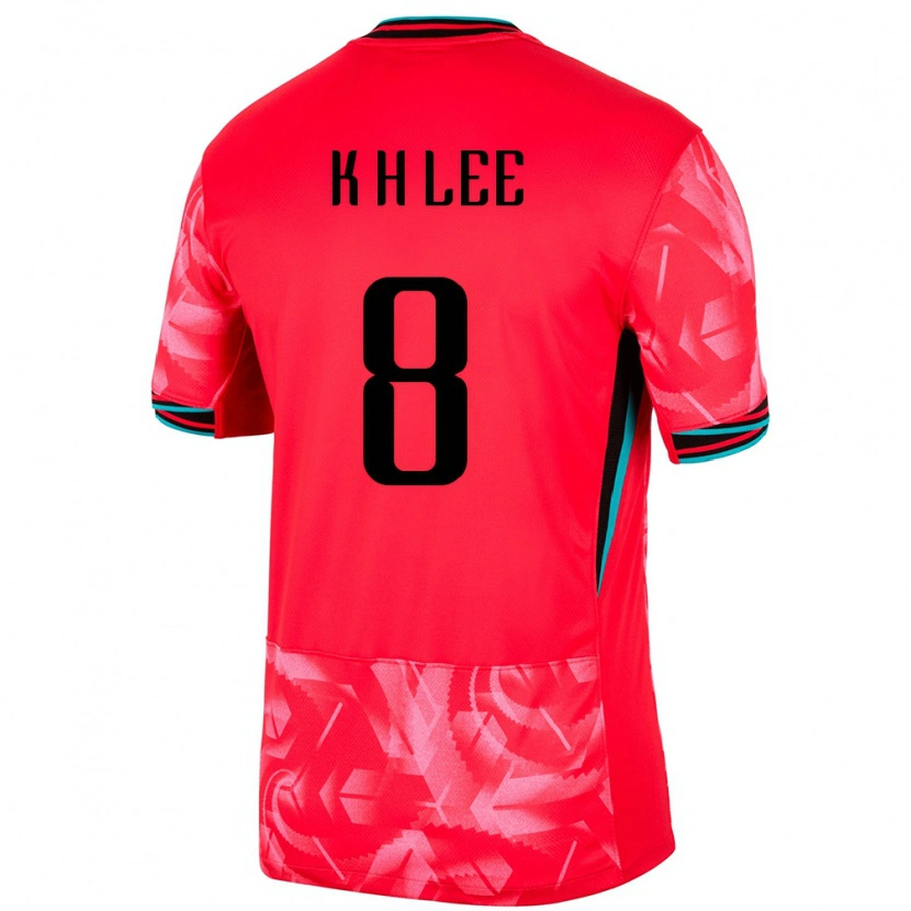 Danxen Men South Korea Kang-Hee Lee #8 Red Home Jersey 24-26 T-Shirt