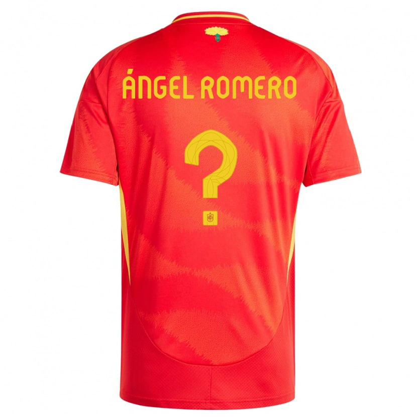 Danxen Men Spain Miguel Ángel Romero #0 Red Home Jersey 24-26 T-Shirt