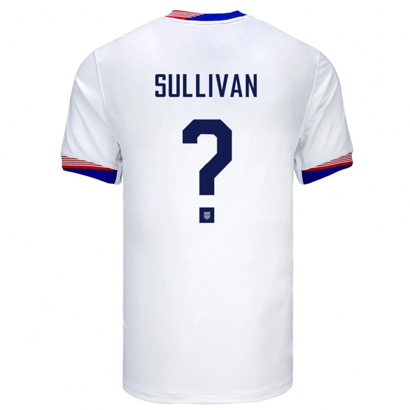 Danxen Men United States Cavan Sullivan #0 White Home Jersey 24-26 T-Shirt