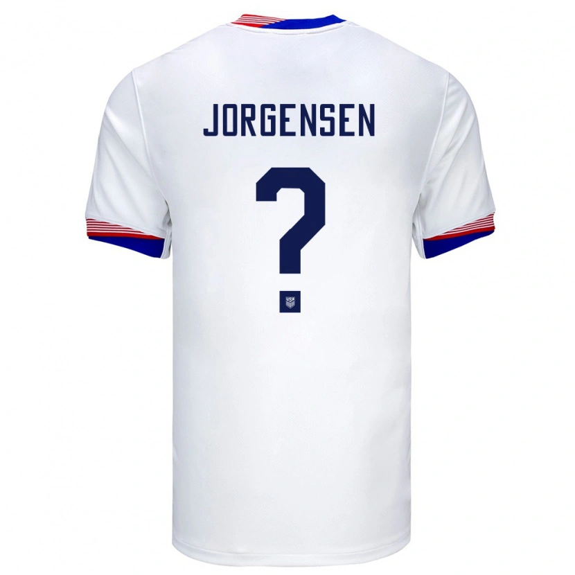 Danxen Men United States Owen Jorgensen #0 White Home Jersey 24-26 T-Shirt