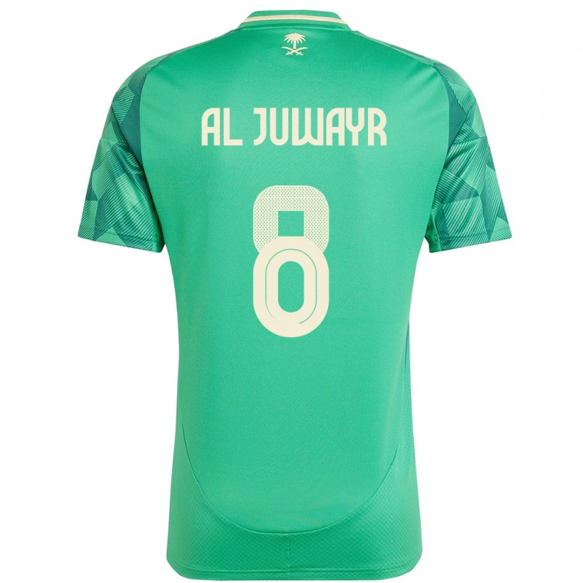Danxen Men Saudi Arabia Musab Al-Juwayr #8 Green Home Jersey 24-26 T-Shirt