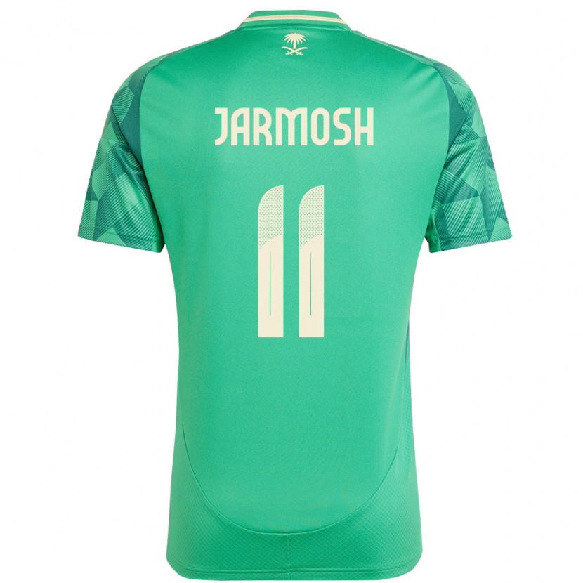 Danxen Men Saudi Arabia Abdulaziz Jarmosh #11 Green Home Jersey 24-26 T-Shirt