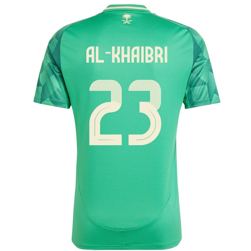 Danxen Men Saudi Arabia Thamer Al-Khaibri #23 Green Home Jersey 24-26 T-Shirt