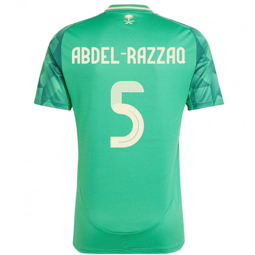 Danxen Men Saudi Arabia Lana Abdel Razzaq #5 Green Home Jersey 24-26 T-Shirt
