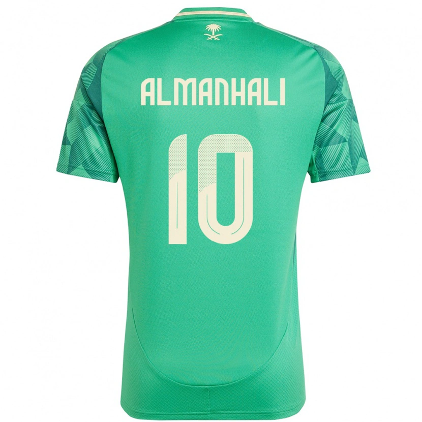 Danxen Men Saudi Arabia Suwailem Almanhali #10 Green Home Jersey 24-26 T-Shirt
