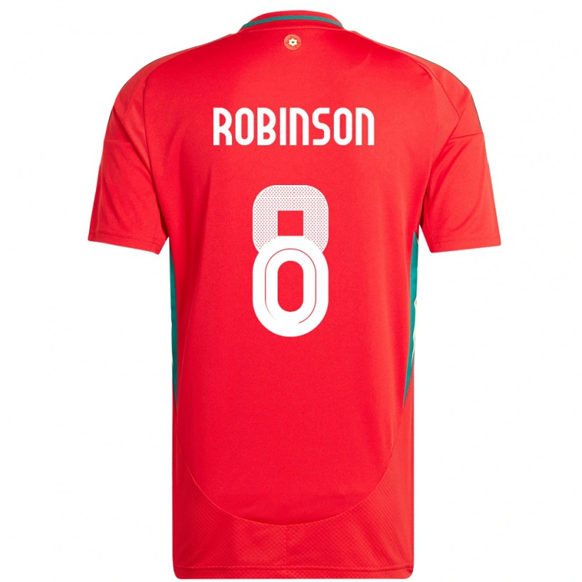 Danxen Men Wales Milo Robinson #8 Red Home Jersey 24-26 T-Shirt