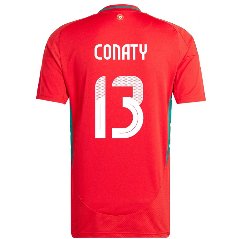 Danxen Men Wales Keano Conaty #13 Red Home Jersey 24-26 T-Shirt