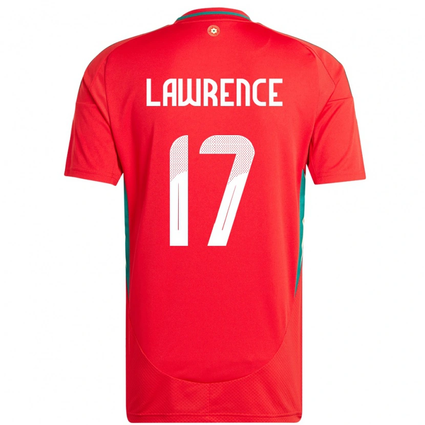 Danxen Men Wales Nadia Lawrence #17 Red Home Jersey 24-26 T-Shirt