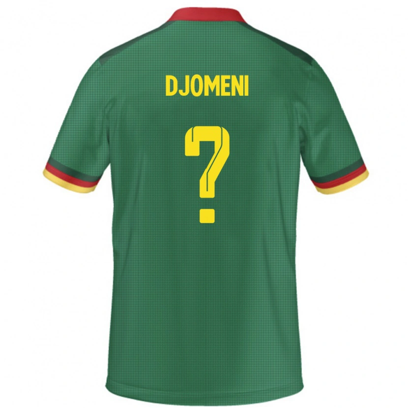 Danxen Men Cameroon Eric Djomeni #0 Green Home Jersey 24-26 T-Shirt