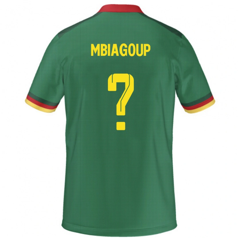 Danxen Men Cameroon Xavier Mbiagoup #0 Green Home Jersey 24-26 T-Shirt