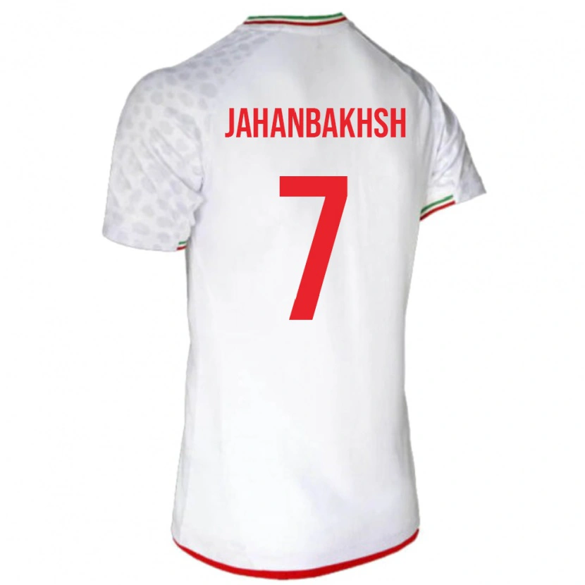Danxen Men Iran Alireza Jahanbakhsh #7 White Home Jersey 24-26 T-Shirt