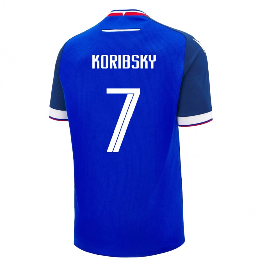Danxen Men Slovakia Simon Koribsky #7 Blue Home Jersey 24-26 T-Shirt