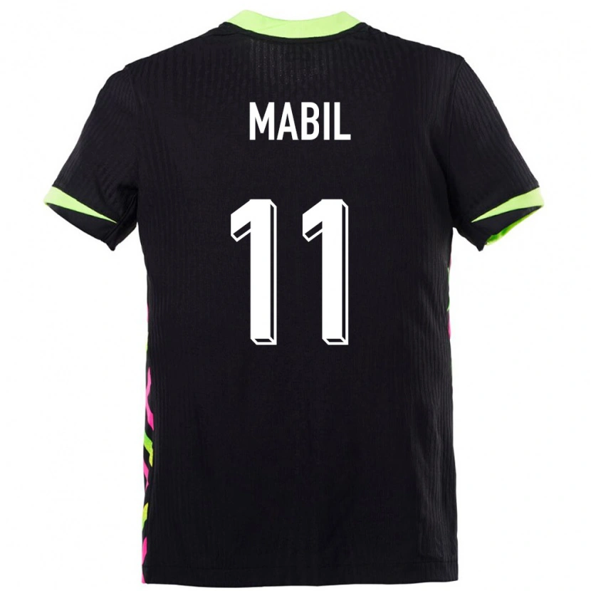 Danxen Men Australia Awer Mabil #11 Dark Blue Away Jersey 24-26 T-Shirt
