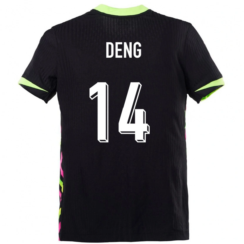 Danxen Men Australia Thomas Deng #14 Dark Blue Away Jersey 24-26 T-Shirt