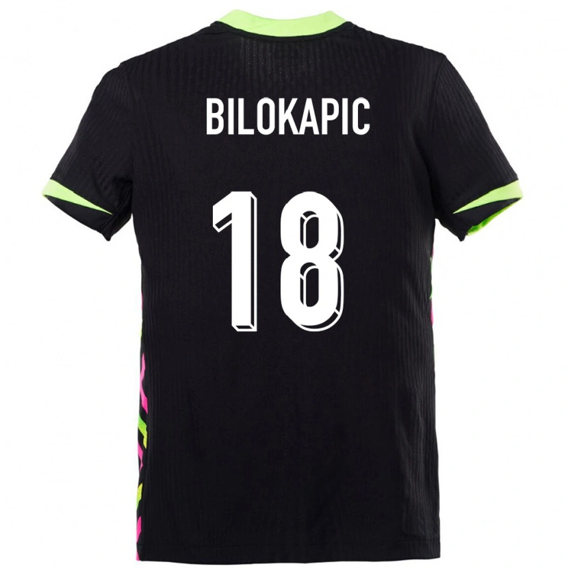 Danxen Men Australia Nicholas Bilokapic #18 Dark Blue Away Jersey 24-26 T-Shirt