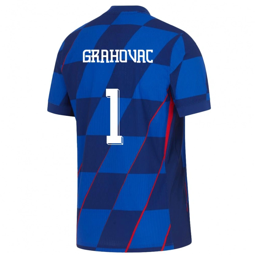Danxen Men Croatia Matej Grahovac #1 Blue Away Jersey 24-26 T-Shirt