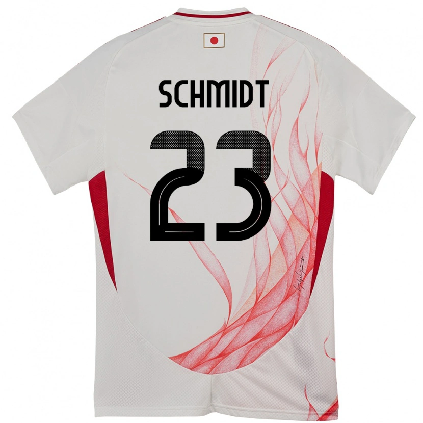 Danxen Men Japan Daniel Schmidt #23 White Away Jersey 24-26 T-Shirt