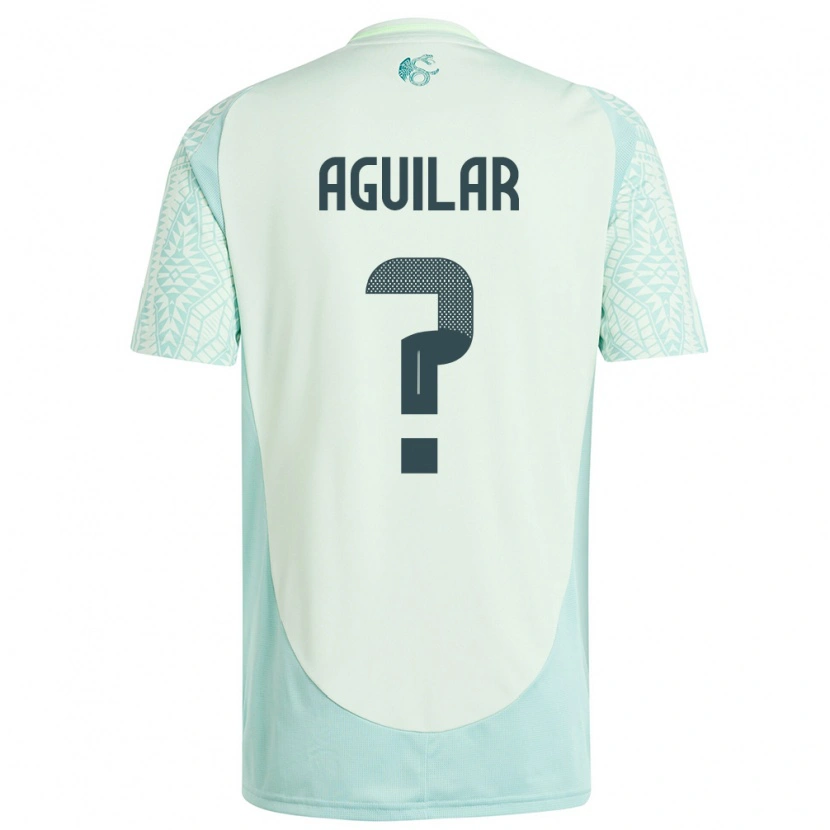 Danxen Men Mexico Alexander Aguilar #0 Linen Green Away Jersey 24-26 T-Shirt