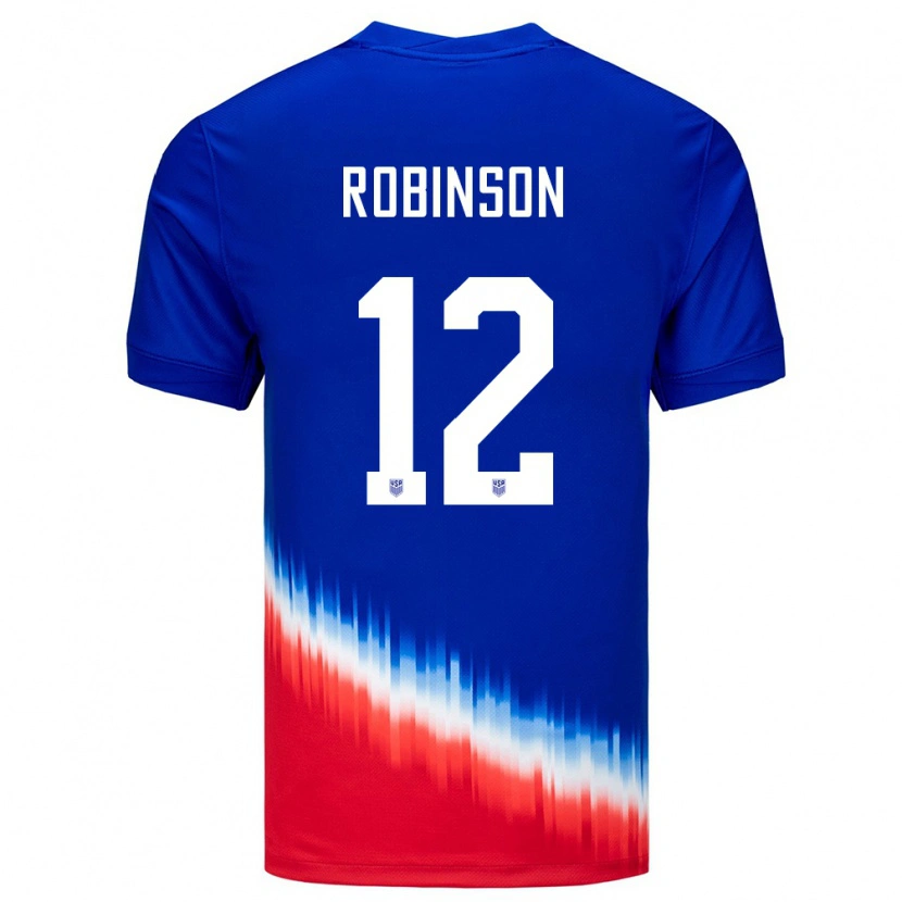 Danxen Men United States Miles Robinson #12 Blue Away Jersey 24-26 T-Shirt
