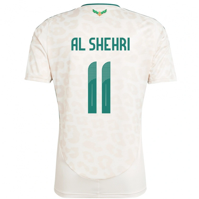 Danxen Men Saudi Arabia Saleh Al-Shehri #11 White Away Jersey 24-26 T-Shirt