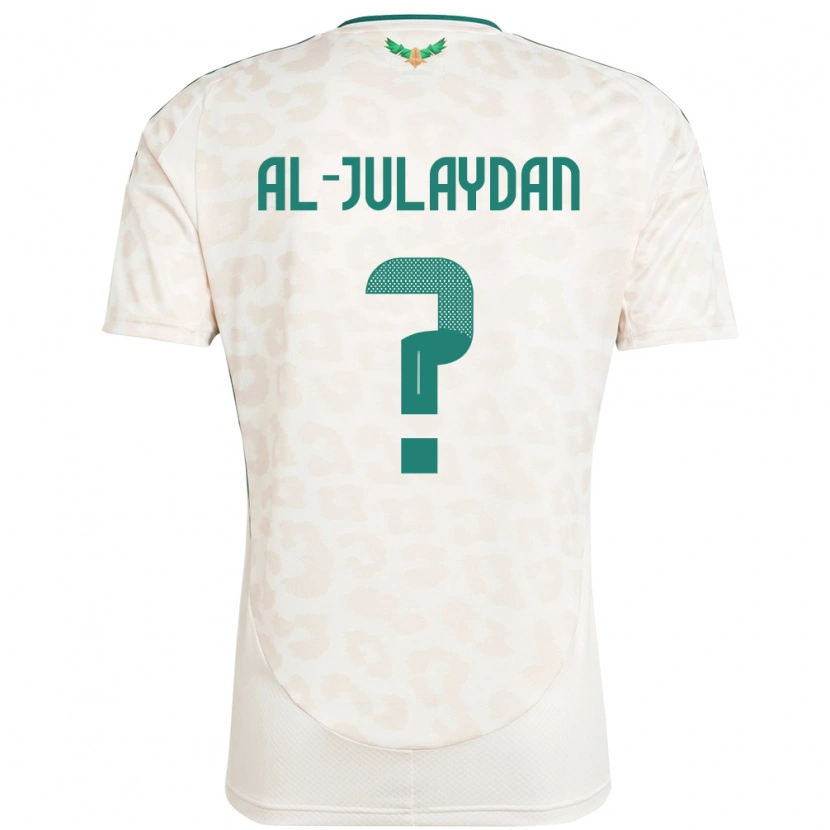 Danxen Men Saudi Arabia Ahmed Al-Julaydan #0 White Away Jersey 24-26 T-Shirt