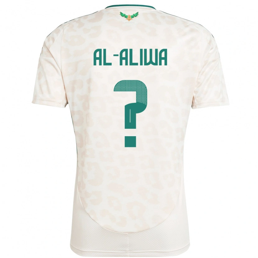 Danxen Men Saudi Arabia Abdulaziz Al-Aliwa #0 White Away Jersey 24-26 T-Shirt