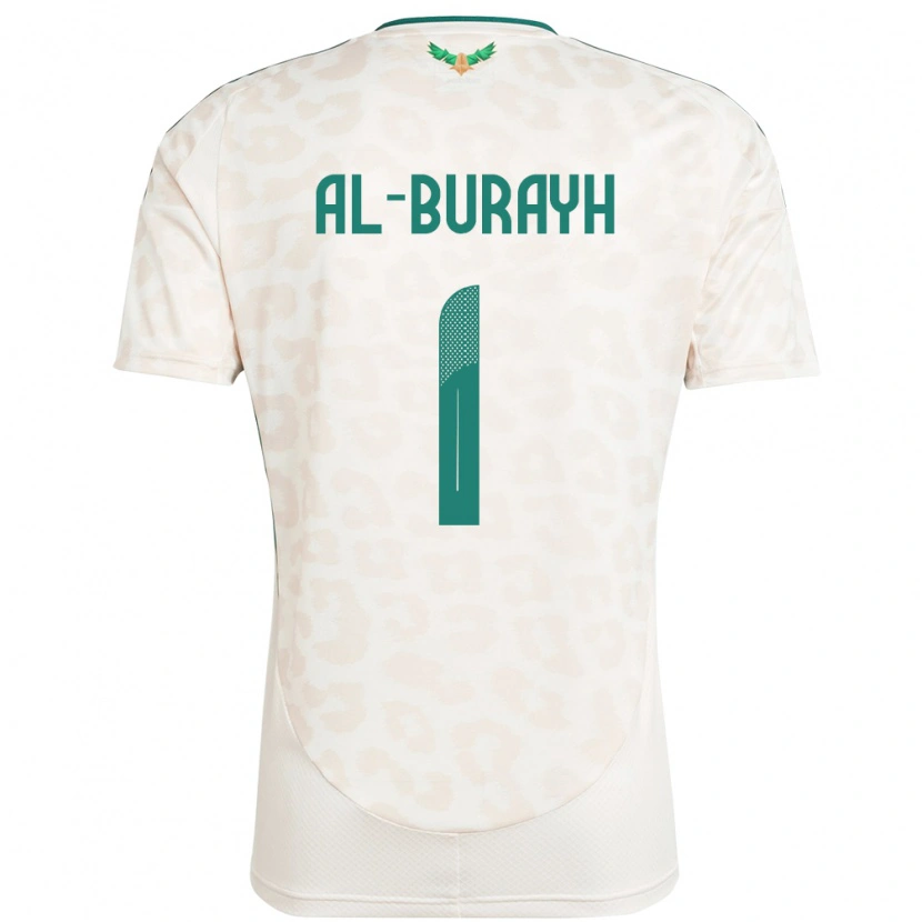Danxen Men Saudi Arabia Mahmoud Al-Burayh #1 White Away Jersey 24-26 T-Shirt
