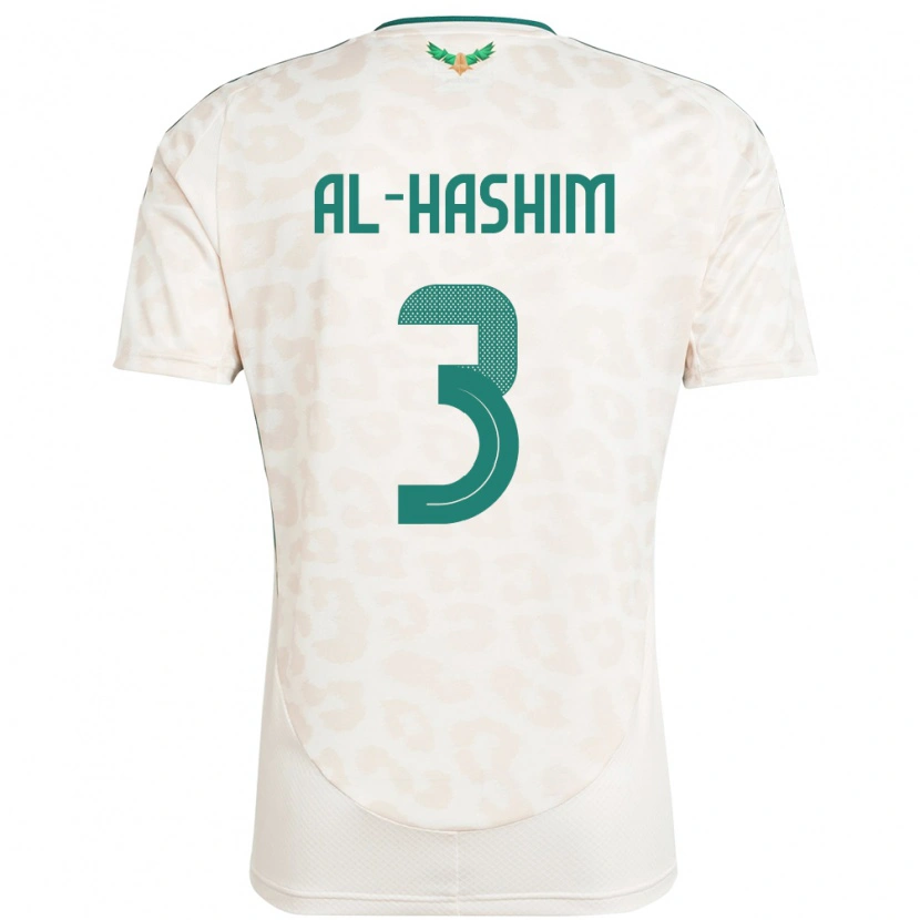 Danxen Men Saudi Arabia Jawad Al-Hashim #3 White Away Jersey 24-26 T-Shirt