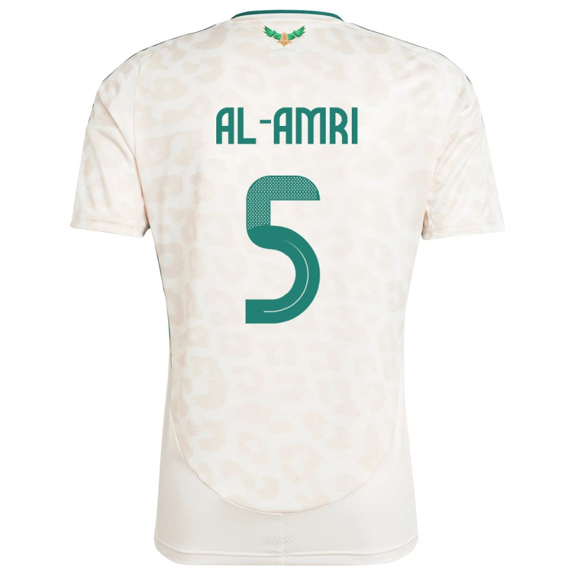 Danxen Men Saudi Arabia Husam Al-Amri #5 White Away Jersey 24-26 T-Shirt