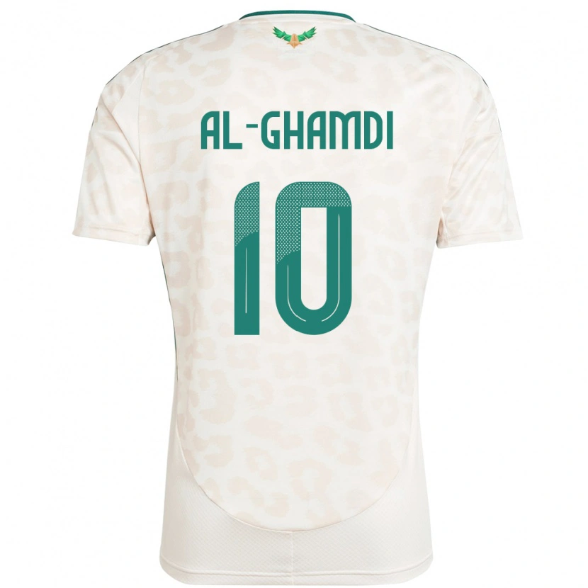 Danxen Men Saudi Arabia Ziyad Al-Ghamdi #10 White Away Jersey 24-26 T-Shirt