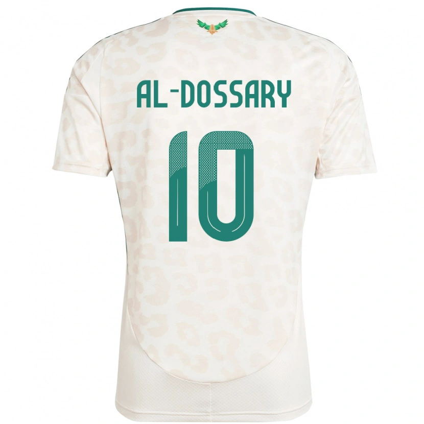 Danxen Men Saudi Arabia Abdullah Al-Dossary #10 White Away Jersey 24-26 T-Shirt