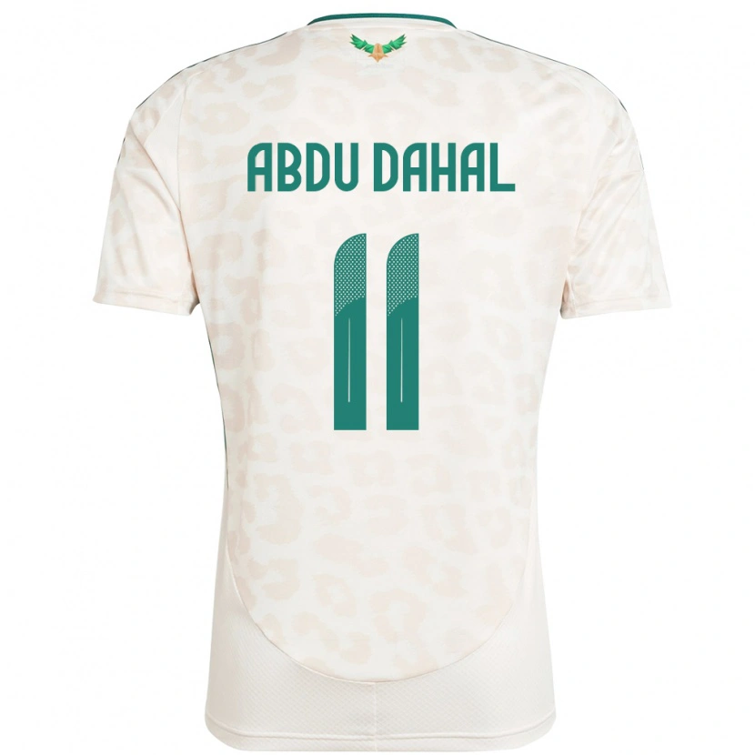 Danxen Men Saudi Arabia Sabri Abdu Dahal #11 White Away Jersey 24-26 T-Shirt