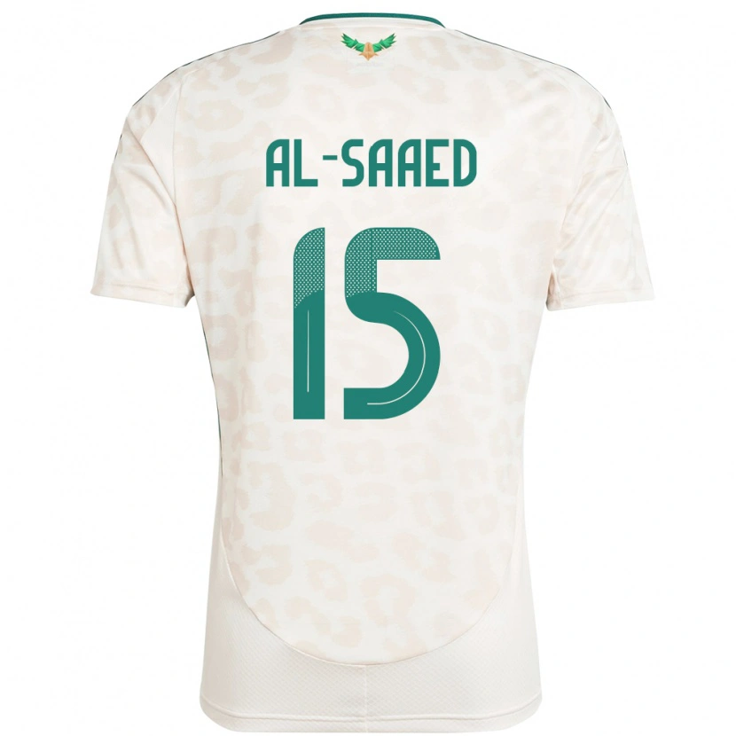 Danxen Men Saudi Arabia Turki Abdullah Al-Saaed #15 White Away Jersey 24-26 T-Shirt
