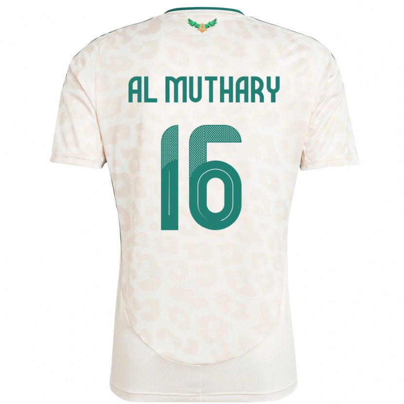 Danxen Men Saudi Arabia Saad Al-Mutairi #16 White Away Jersey 24-26 T-Shirt
