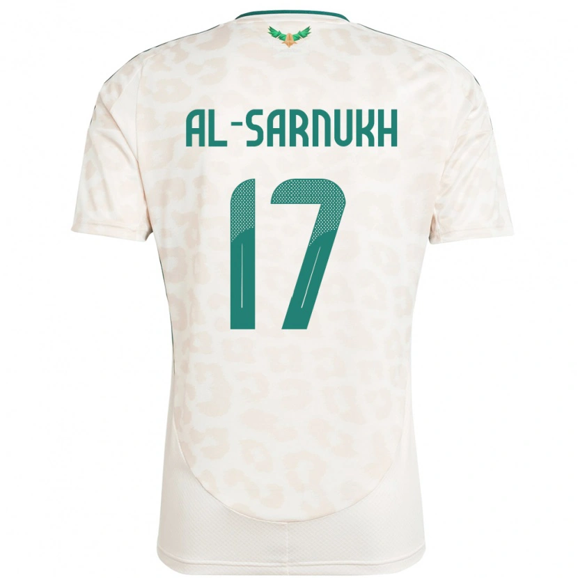 Danxen Men Saudi Arabia Mohamed Al-Sarnukh #17 White Away Jersey 24-26 T-Shirt