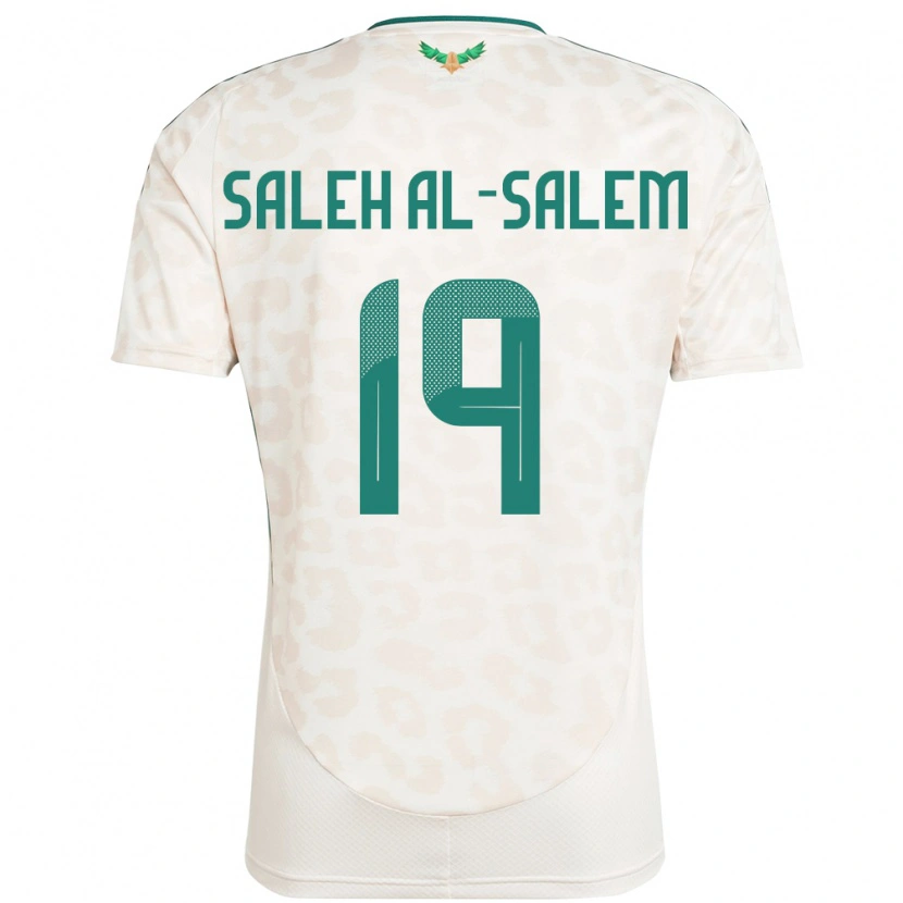 Danxen Men Saudi Arabia Yousef Saleh Al-Salem #19 White Away Jersey 24-26 T-Shirt