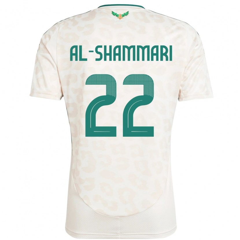 Danxen Men Saudi Arabia Affas Al-Shammari #22 White Away Jersey 24-26 T-Shirt