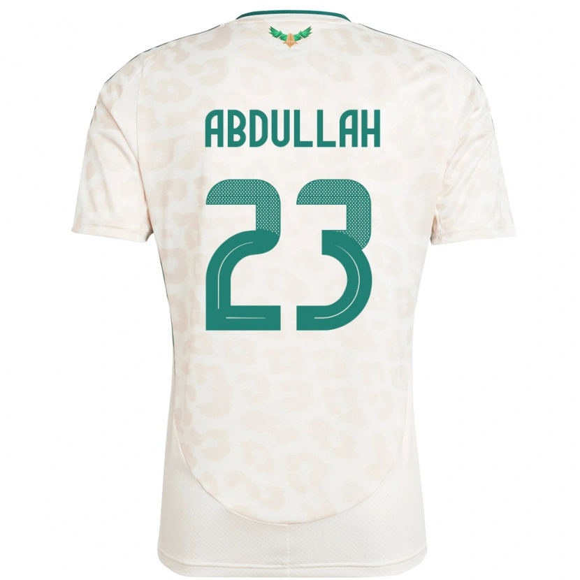 Danxen Men Saudi Arabia Nawaf Abdullah #23 White Away Jersey 24-26 T-Shirt