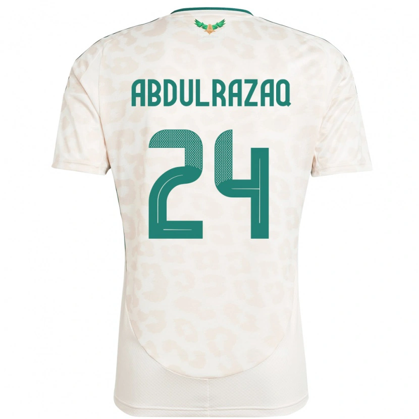 Danxen Men Saudi Arabia Aseel Abdulrazaq #24 White Away Jersey 24-26 T-Shirt