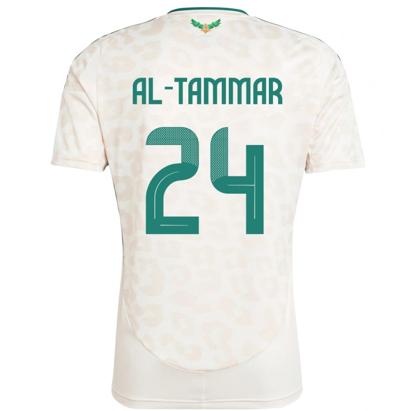 Danxen Men Saudi Arabia Abdulaziz Al-Tammar #24 White Away Jersey 24-26 T-Shirt