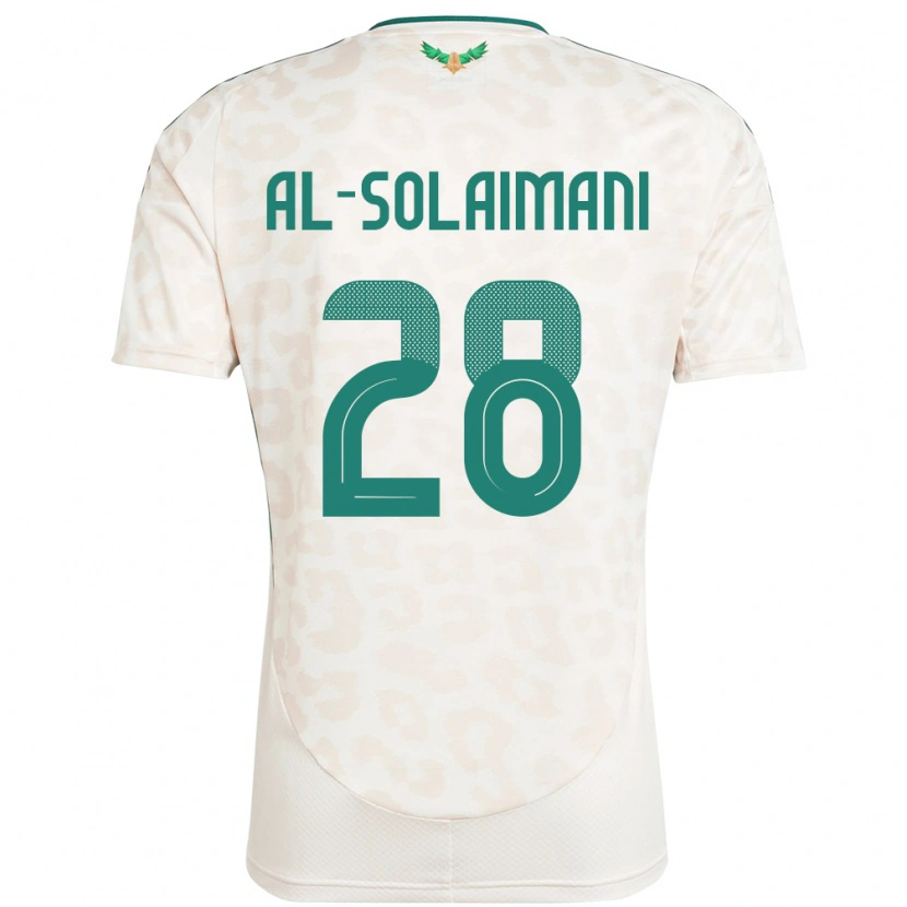 Danxen Men Saudi Arabia Solaiman Al-Solaimani #28 White Away Jersey 24-26 T-Shirt
