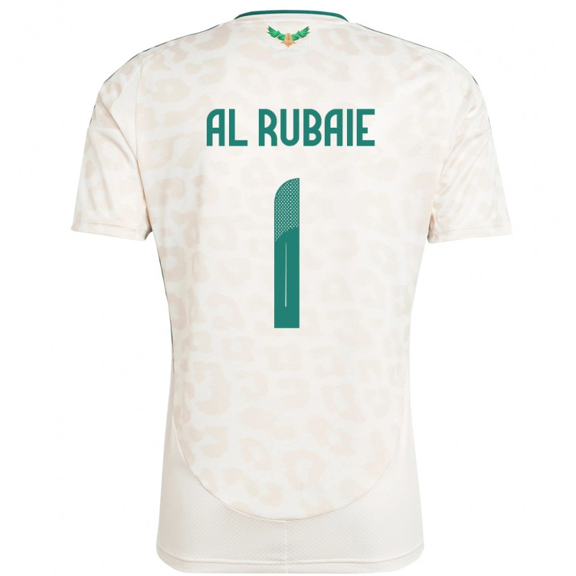 Danxen Men Saudi Arabia Mohammed Al Rubaie #1 White Away Jersey 24-26 T-Shirt