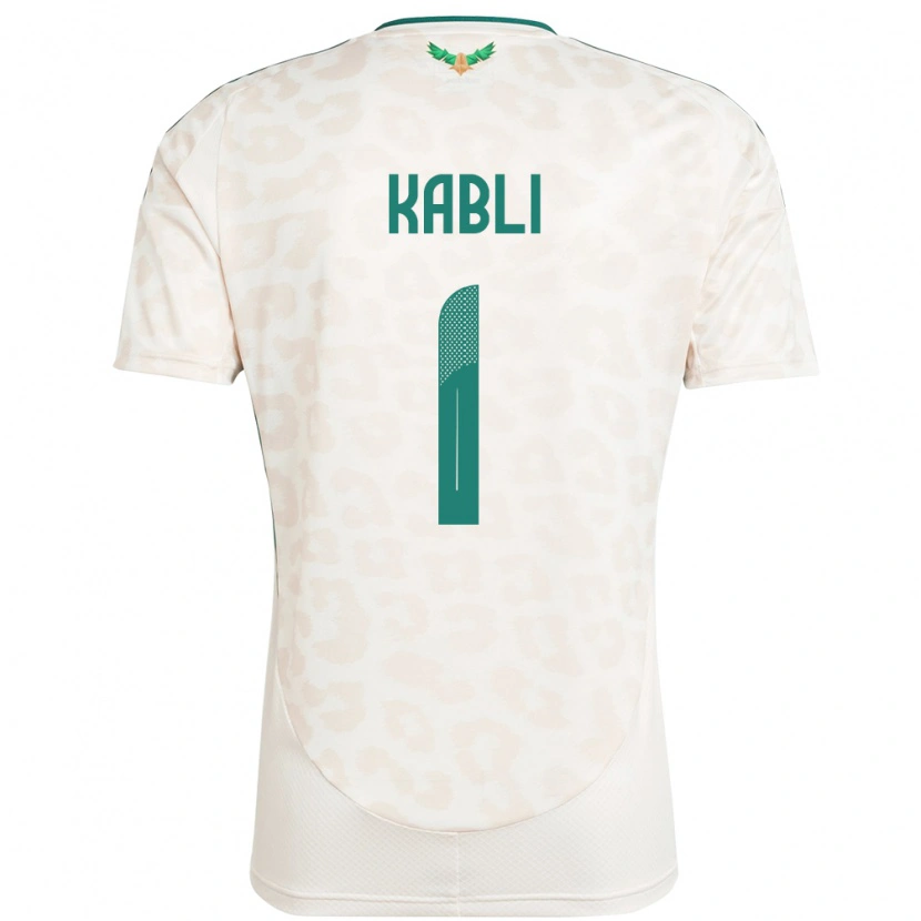 Danxen Men Saudi Arabia Bader Kabli #1 White Away Jersey 24-26 T-Shirt