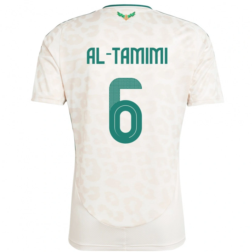 Danxen Men Saudi Arabia Maryam Al Tamimi #6 White Away Jersey 24-26 T-Shirt